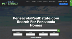 Desktop Screenshot of pensacolarealestate.com