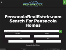 Tablet Screenshot of pensacolarealestate.com